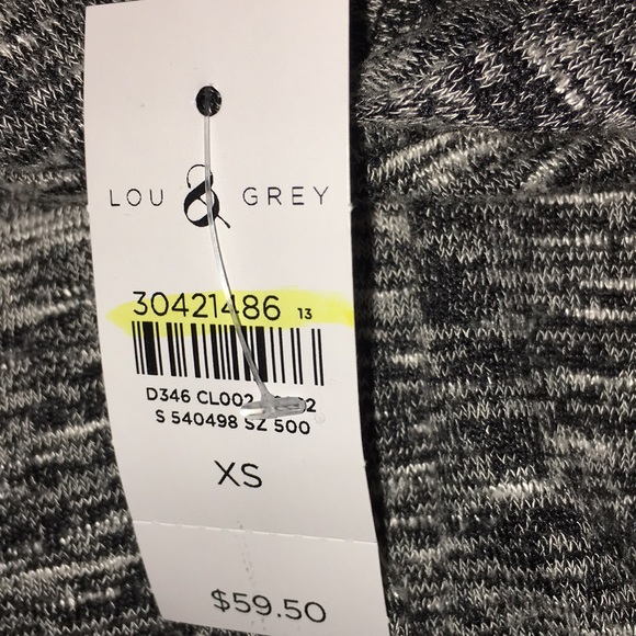 NWT Lou & Grey Marled Jersey Hoodie SOFT XS - Picture 3 of 10